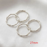 30pcs 27mm Copper Floating Locket Charms DIY Jewelry Earring Pendant
