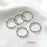 30pcs 27mm Copper Floating Locket Charms DIY Jewelry Earring Pendant