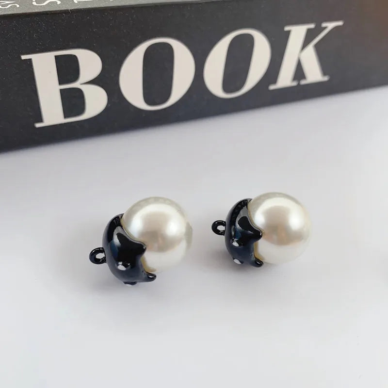 30pcs 3D Animal Cartoon Elf Beads Alloy Charms DIY Jewelry Accessory
