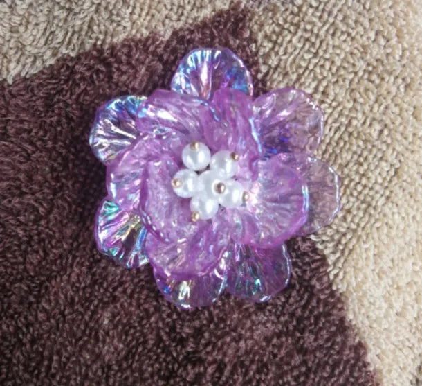 30pcs 43mm ABS Camellia Resin Flowers DIY Jewelry Earring/Garment Accessory