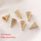 30pcs Fold Cartoon Horn Floating Locket Charms DIY Jewelry Earring Pendant