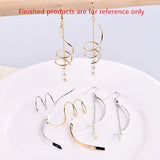 30pcs Copper Alloy Geometric Charms DIY Earring Pendant Accessory
