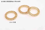 30pcs Alloy Geometry Chain Rounds Floating Locket Charms DIY Jewelry Pendant