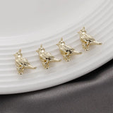 30pcs Cartoon Bird Copper Floating Locket Charms DIY Jewelry