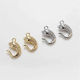 30pcs Cartoon Fish Shape Floating Locket Charms DIY Jewelry Accessory