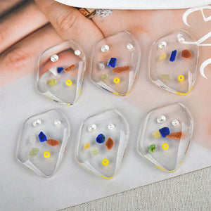 30pcs Resin Beads Irregular Shape DIY Earring/Garment Bead