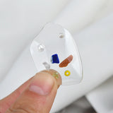 30pcs Resin Beads Irregular Shape DIY Earring/Garment Bead