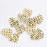 30pcs Hearts Alloy Floating Locket Charms for DIY Earrings