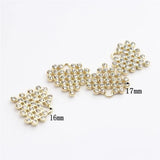 30pcs Hearts Alloy Floating Locket Charms for DIY Earrings