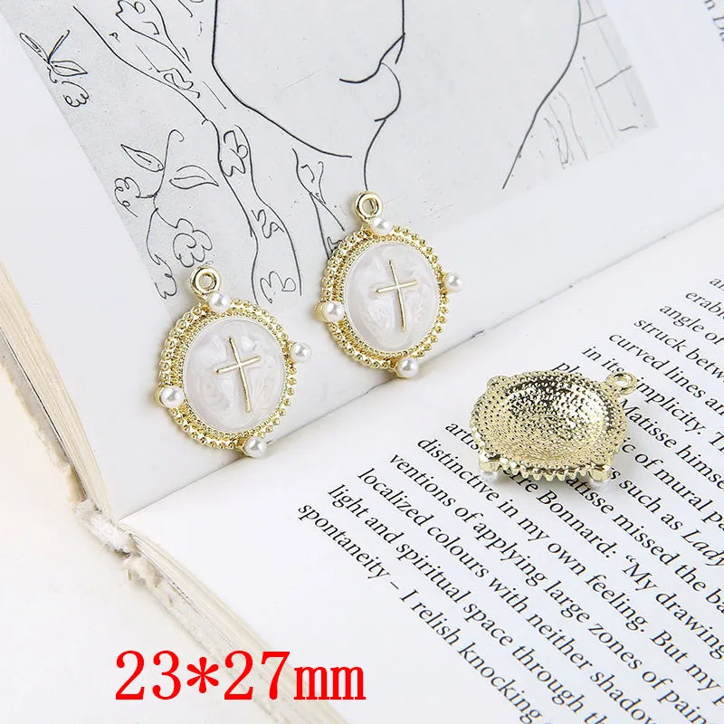 Alloy Floating Locket Charms Beads Decoration DIY Jewelry Accessory