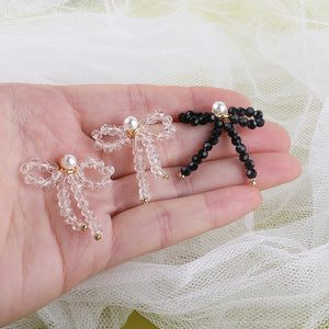30pcs Copper Wire Bowknot Charms for DIY Earring Jewelry
