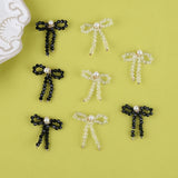 30pcs Copper Wire Bowknot Charms for DIY Earring Jewelry