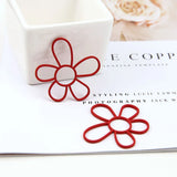 30pcs Cartoon Flowers Alloy Floating Locket Charms DIY Jewelry Earring Accessory