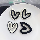 30pcs Cartoon Hearts Alloy Charms DIY Jewelry Accessory