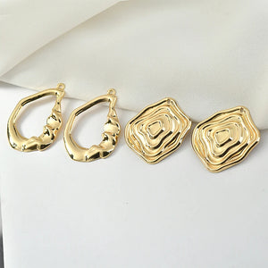 30pcs Copper Floating Locket Charms DIY Jewelry Earring Pendant