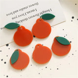 30set/lot Fruit Cartoon Acrylic Beads DIY Jewelry Earring Pendant Accessory