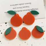 30set/lot Fruit Cartoon Acrylic Beads DIY Jewelry Earring Pendant Accessory