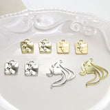 40pcs Abstract Girls Face Alloy Floating Charms DIY Jewelry Earring Pendant