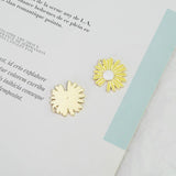 40pcs Alloy Daisy Flowers Floating Locket Charms DIY Jewelry Earring Accessory