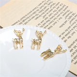 40pcs 3D Deer Alloy Floating Locket Charms DIY Jewelry Earring/Pendant Accessory