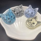 40pcs Cartoon Cat Head Acrylic Beads for DIY Jewelry and Hair Accessories