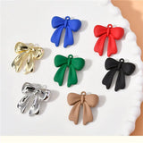 40pcs Cartoon Bowknot Alloy Floating Locket Charms DIY Jewelry Accessory