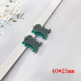 40pcs/lot Dinosaur Shape Acrylic Beads DIY Jewelry Pendant Accessory