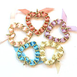 40pcs Cartoon Hearts Shape Floating Locket Charms DIY Jewerly Accessory