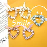 40pcs Cartoon Hearts Shape Floating Locket Charms DIY Jewerly Accessory