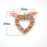40pcs Cartoon Hearts Shape Floating Locket Charms DIY Jewerly Accessory