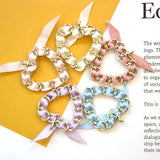 40pcs Cartoon Hearts Shape Floating Locket Charms DIY Jewerly Accessory