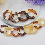 40pcs Resin Circle Beads for DIY Earring Pendant Accessory