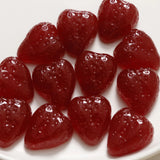 40pcs Red Strawberry Resin Flatback Beads DIY Jewelry Earring/Hair Accessory