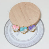 50pcs 18mm Alloy Cartoon Hearts Metal Charms DIY Jewelry Accessories