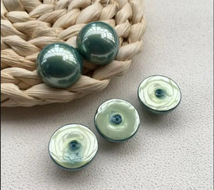 50pcs Round Resin Flatback Beads 18mm - DIY Jewelry Earring/Geometry Pendant