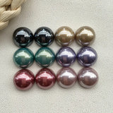 50pcs Round Resin Flatback Beads 18mm - DIY Jewelry Earring/Geometry Pendant