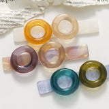 50pcs 20*21mm Irregular Round Shape Resin Beads for DIY Jewelry Earring