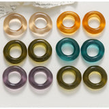 50pcs 20*21mm Irregular Round Shape Resin Beads for DIY Jewelry Earring