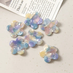 50pcs 25mm Acrylic Beads DIY Jewelry Earring/Hair Accessory