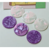 50pcs 25mm Acrylic Beads Geometric Shape DIY Jewelry Earring Accessory