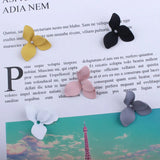 50pcs Rubber Paint Cartoon Flowers Charms DIY Earrings Pendant Accessory