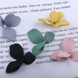 50pcs Rubber Paint Cartoon Flowers Charms DIY Earrings Pendant Accessory
