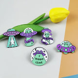 50pcs Alien Astronaut Pattern Acrylic Beads DIY Jewelry Accessory