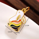 50pcs Alloy Cartoon Rabbits Floating Locket Charms DIY Jewelry Accessory