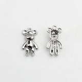 50pcs Animals Cartoon Bears Alloy Charms for DIY Jewelry