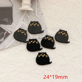 50pcs Animal Cartoon Cats Acrylic Beads DIY Jewelry Earring/Bracelet Accessory
