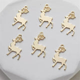 50pcs Animals Copper Floating Locket Charms DIY Jewelry Earring/Bracelet Pendant