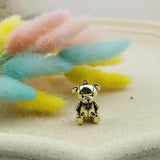 50pcs Cute Cartoon Animals Alloy Floating Locket Charms DIY Jewelry Accessories