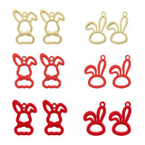 50pcs/lot Rabbit Cartoon Alloy Floating Locket Charms DIY Jewelry Accessory