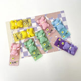 50pcs Cartoon Bears Acrylic Beads DIY Jewelry Earring Pendant Accessory
